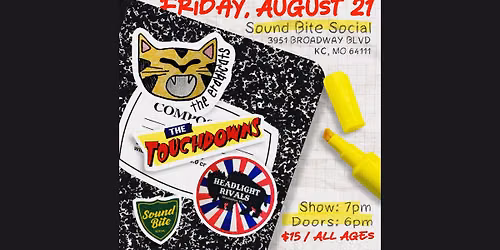 The Eradicats\/\/The Touchdowns\/\/Headlight Rivals