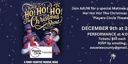 AAUW Holiday Fundraiser at Players Circle Theater
