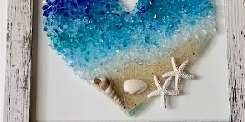 Valentines Day Resin Heart or beach scene class