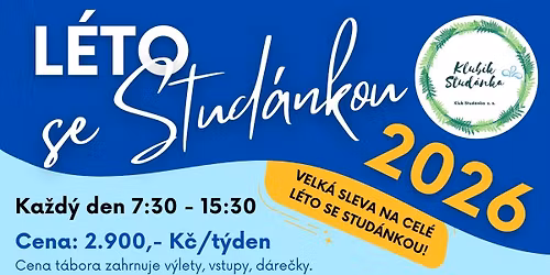 L\u00e9to se Stud\u00e1nkou 2026