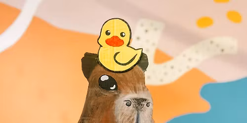 Cute Capybaras - Children's Workshop (Thursday 28th May | 3:30pm to 5pm)