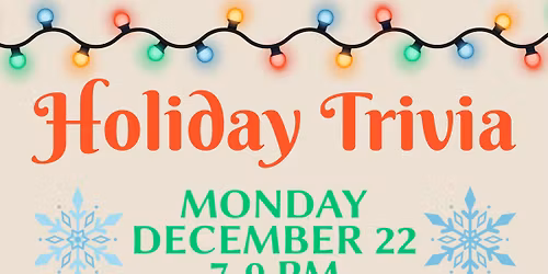 Holiday Trivia With Nick at Athentic