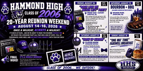 Hammond High Class of 2006 20 Year Reunion!