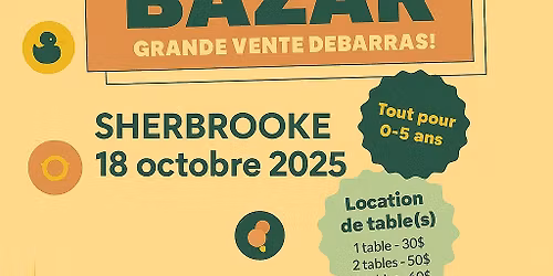 Bébé Bazar Sherbrooke