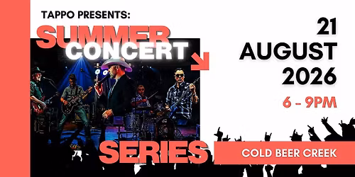 Tappo Summer Street Concert Series: Cold Beer Creek