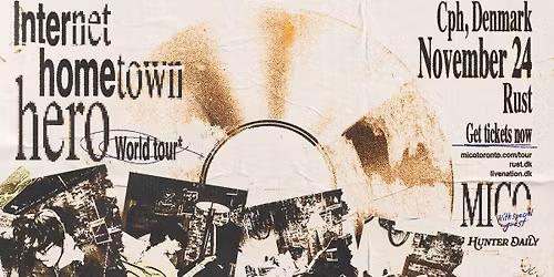 MICO [Support: Hunter Daily] \/\/ Pumpehuset \/\/ 24. november 2025 - F\u00c5 BILLETTER