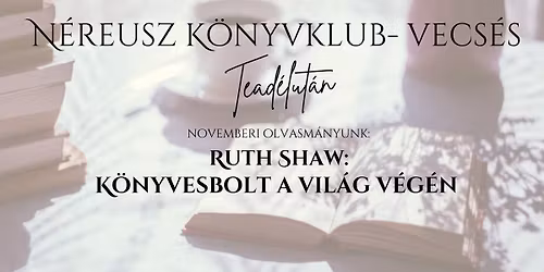 Tead\u00e9lut\u00e1n- N\u00e9reusz K\u00f6nyvklub- Vecs\u00e9s