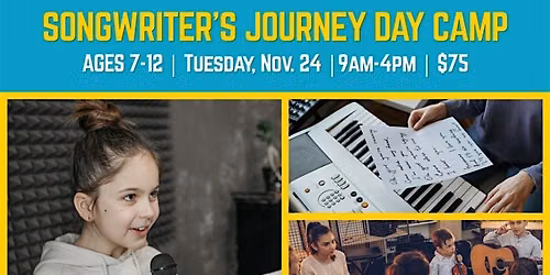 Songwriter\u2019s Journey Day Camp at ZRE Music Studio