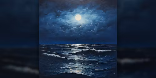 Moonlit Sea  - Paint Along (& NA Sip)