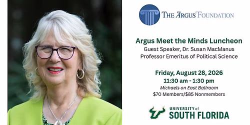 Meet the Minds Luncheon with Dr. Susan MacManus