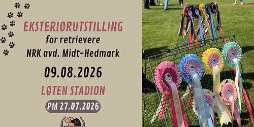 Retrieverutstilling L\u00f8ten Stadion 2026