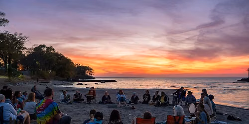 Drum Circle at the Lake