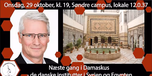 NY DATO! N\u00e6ste gang i Damaskus - de danske institutter i Syrien og Egypten
