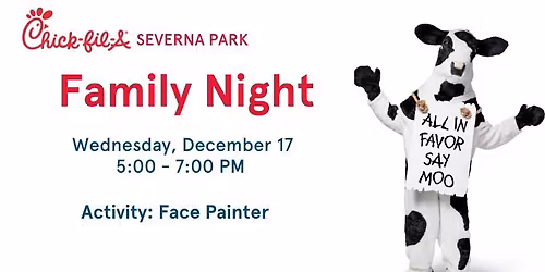 Family Night at Chick-fil-A Severna Park