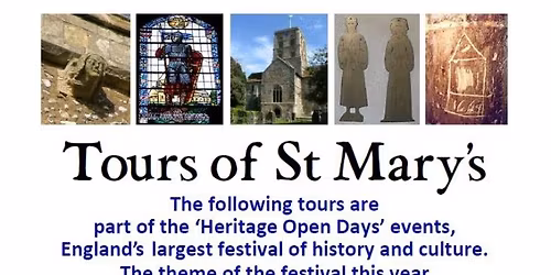 Heritage Open Days - Tours of St Mary's this September