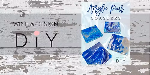 Acrylic Pour Coasters With Resin Finish *You Choose Any Colors!