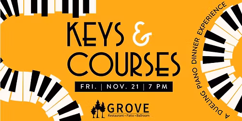 Keys & Courses: A Dueling Piano Dinner Experience