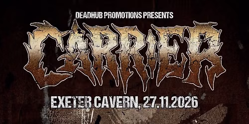 Carrier headline Exeter Cavern