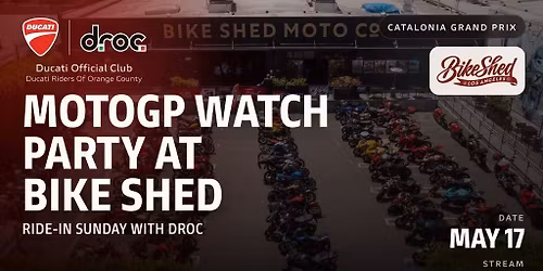 DROC MotoGP Watch Party at Bike Shed