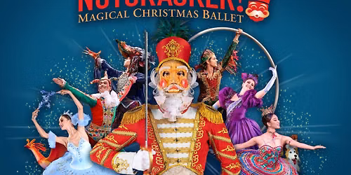 NUTCRACKER! Magical Christmas Ballet WOODEN NUTCRACKER