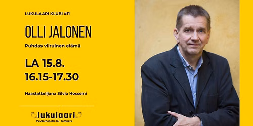 Lukulaari Klubi la 15.8 - Olli Jalonen