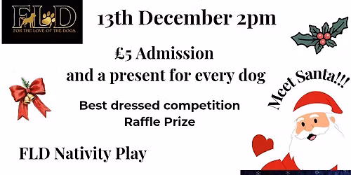 Barklehem\/the totally accurate dog nativity (ish) plus Santa Paws.