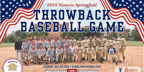 2026 Fourth of July Throwback Baseball Game, Presented by M&M Homes
