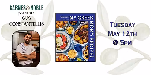 Gus Constantellis - Comedian\/Author of My Greek Mom's Recipes