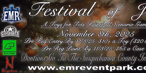 Festival of Joy ( Paintball Toy Drive Event)
