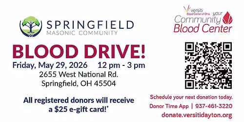 Blood Drive with Versiti Blood Center of Ohio!