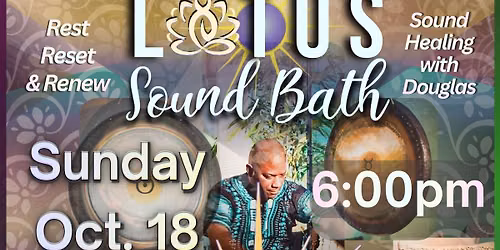 Sound Bath Sunday at Studio Sway (Oct. 18)
