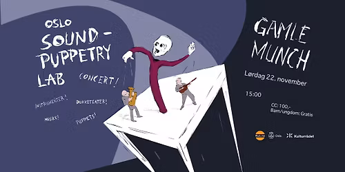 OSLO SOUND-PUPPETRY LAB - konsertforestilling og kunstnersamtale