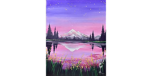 The Scenic Mountain Views at Twilight - Paint and Sip in Denver | Classpop!\u2122