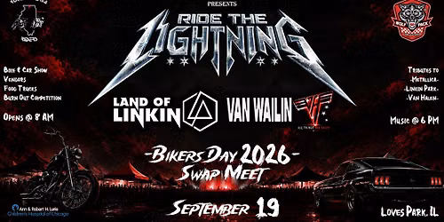 Bikers Day 2026 - Ride the Lightning, Land of Linkin, Van Wailin