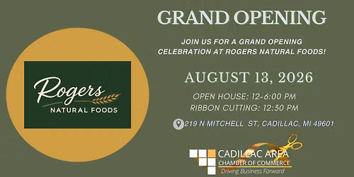 Ribbon Cutting- Rogers Natural Foods
