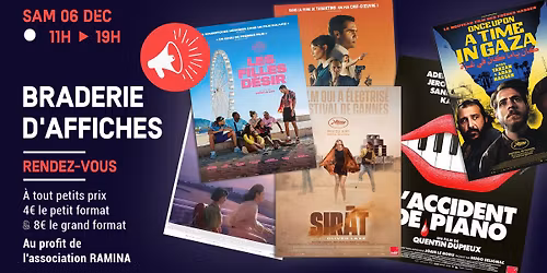 Braderie d'affiches au profit de RAMINA