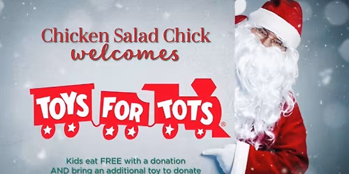 Toys for Tots x Kids Eat Free at The Chesapeake Chick\ud83e\uddf8\ud83d\ude82\ud83d\udc9a