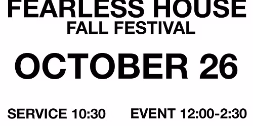 FEARLESS FALL FESTIVAL