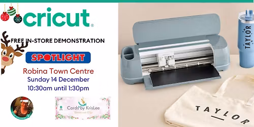 Robina Spotlight Creative Cricut Demo