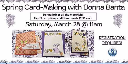 Spring Card-Making with Donna Banta