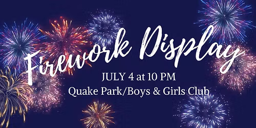 Fourth of July Fireworks Display