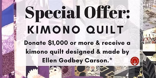 Art with Heart: Kimono Art Quilts & Giving Back