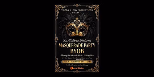 Halloween Mascarade Party.