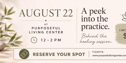 A Peek Into The Practice - Behind the Healing Session