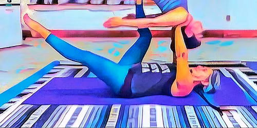 AcroYoga with Jeanne and Jessica