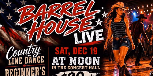 Beginner's Line Dance Workshop #5 at Barrel House Live!