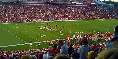 BYU Cougars at Iowa State Cyclones Football at MidAmerican Energy Field at Jack Trice Stadium