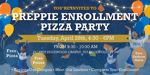 Preppie Enrollment Pizza Party (Edgewood)