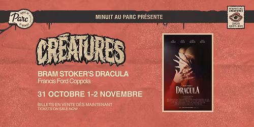 BRAM STOKER\u2019S DRACULA de Francis Ford Coppola | Minuit au Parc
