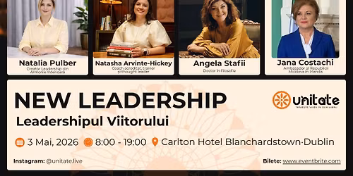 NEW LEADERSHIP \u00b7 Leadershipul Viitorului